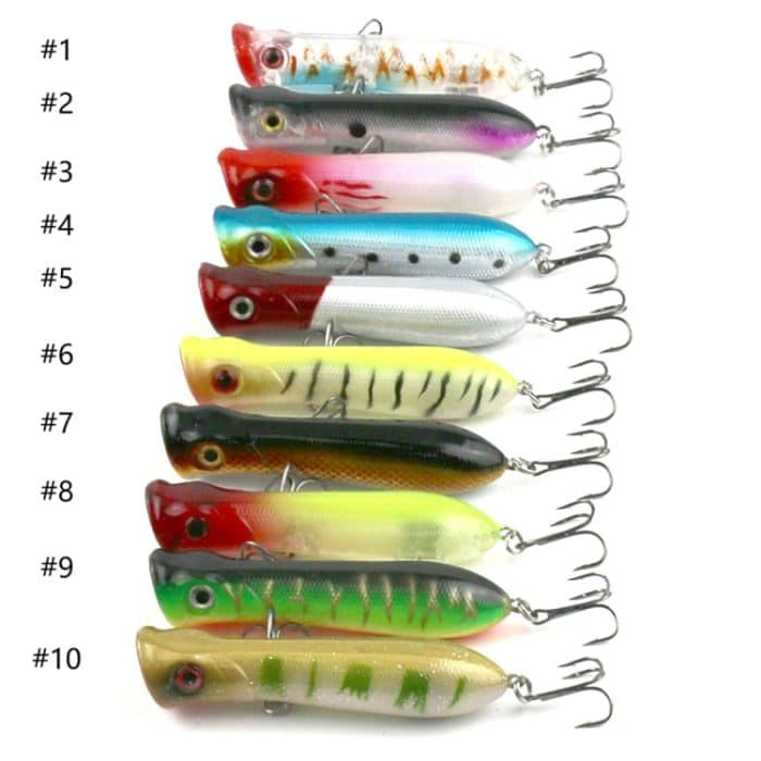 HENGJIA PO032 8 cm/12 g Simulation harte Köder Angelköder mit Haken Tackle Baits Fit Salzwasser und Süßwasser, PO032 1#, PO032 2#, PO032 3#, PO032 4#, PO032 5# – Bild 7