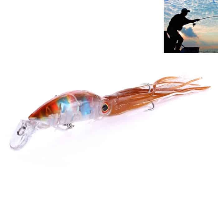 HENGJIA JIZ002 10 cm/16,6 g Big Octopus Squid Shaped Hard Baits Long Shot Angelköder Tackle Baits Geeignet für Meeresangeln und Süßwasserangeln, JIZ002 A, JIZ002 B, JIZ002 C, JIZ002 D, JIZ002 E – Bild 1