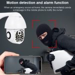 QX17 2 Millionen Pixel WiFi High-Definition-Überwachungskamera Außenkuppelkamera, unterstützt Nachtsicht und Zwei-Wege-Sprach- und Bewegungserkennung – Bild 6