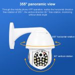 QX17 2 Millionen Pixel WiFi High-Definition-Überwachungskamera Außenkuppelkamera, unterstützt Nachtsicht und Zwei-Wege-Sprach- und Bewegungserkennung – Bild 7