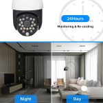 QX27 1080P WiFi High-Definition-Überwachungskamera Outdoor-Dome-Kamera, unterstützt Nachtsicht und Zwei-Wege-Sprach- und Bewegungserkennung – Bild 3