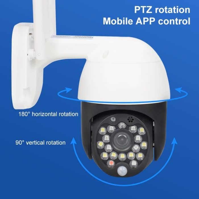 BM1119_B4.jpg QX27 1080P WiFi High-Definition-Überwachungskamera Outdoor-Dome-Kamera, unterstützt Nachtsicht und Zwei-Wege-Sprach- und Bewegungserkennung – Bild 5