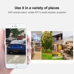 QX38 1080P WiFi High-Definition-Überwachungskamera Außenkuppelkamera, unterstützt Nachtsicht und Zwei-Wege-Sprach- und Bewegungserkennung – Bild 11