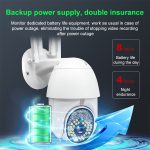 QX38 1080P WiFi High-Definition-Überwachungskamera Außenkuppelkamera, unterstützt Nachtsicht und Zwei-Wege-Sprach- und Bewegungserkennung – Bild 3