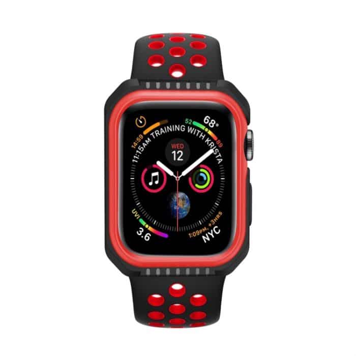Stoßfeste zweifarbige Schutzhülle für Smartwatches für Apple Watch Series 3 38 mm, 38mm (Black), 38mm (Black Grey), 38mm (Black Red), 38mm (Black White), 38mm (Black Yellow), 38mm (Pink Blue), 38mm (Red Black), 38mm (White Blue) – Bild 4
