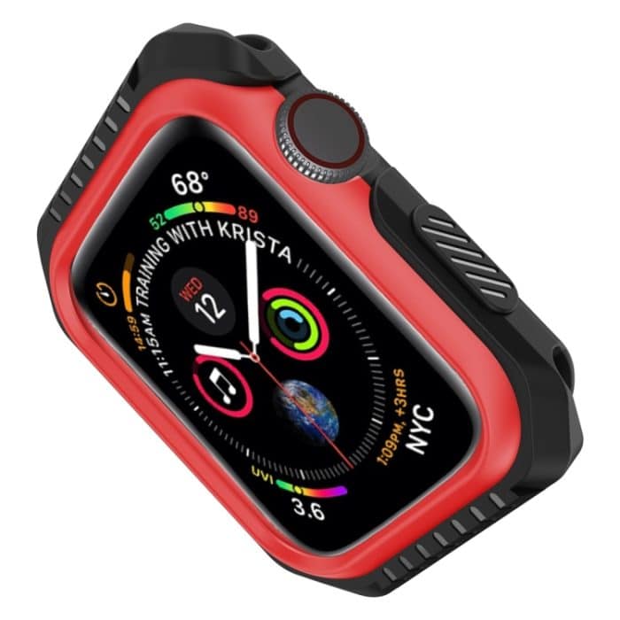 Stoßfeste zweifarbige Schutzhülle für Smartwatches für Apple Watch Series 3 42 mm, 42mm (Black), 42mm (Black Grey), 42mm (Black Red), 42mm (Black White), 42mm (Black Yellow), 42mm (Pink Blue), 42mm (Red Black), 42mm (White Blue) – Bild 5