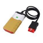 Auto-Bluetooth-Diagnosekabel, Aluminiumlegierung, OBD2-Diagnosegerät, Delphi DS150E, Aluminum Alloy (Gold), Aluminum Alloy (Red)
