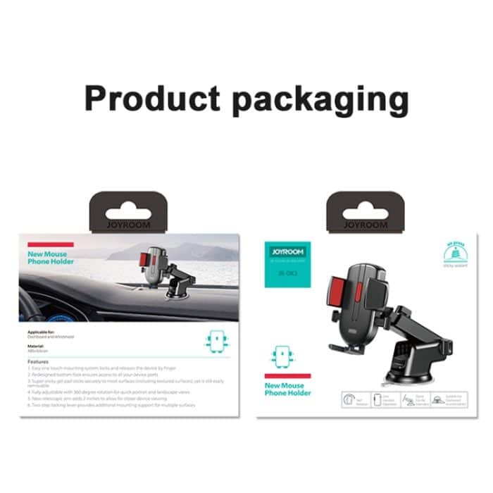 JOYROOM JR-OK3 Auto Neuer Maus-Handyhalter, JR-OK3 (Black), JR-OK3 (Black Blue), JR-OK3 (Black Red) – Bild 7