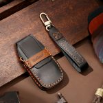 Hallmo Auto-Schlüsselschutzhülle aus Rindsleder für den neuen Mercedes-Benz E300L, For New Mercedes-Benz E300L – Bild 2