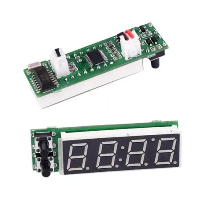 3 in 1 Auto Hochpräzise elektronische LED-Leuchtuhr + Thermometer + Voltmeter, 3 in 1 Green, 3 in 1 Blue, 3 in 1 Red – Bild 4