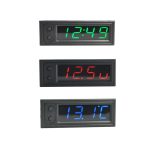 3 in 1 Auto Hochpräzise elektronische LED-Leuchtuhr + Thermometer + Voltmeter, 3 in 1 Green, 3 in 1 Blue, 3 in 1 Red – Bild 6