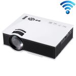 UC68 1200 Lumen HD 800 x 480 Digitaler LED-Projektor mit Fernbedienung, unterstützt USB / SD / VGA / HDMI, UC68, UC68 White