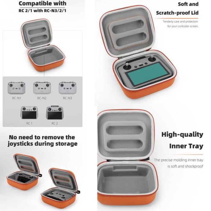 Sunnylife Mini-Tragetasche, schützende Handtasche, tragbare Clutch-Aufbewahrungstasche für DJI RC 2/1/RC-N3/N2/N1 – Bild 5