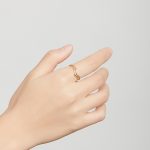 S925 Sterling Silber Simple Hollow Lines Frauen Open Ring – Bild 5