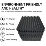 Pilzkopf-Stil, Aufnahmestudio, Trommel, Videoraum, Schalldämmplatte, Schalldämpfer, Baumwolle, 6 PCS, 10 PCS, 12 PCS, 20 PCS, 24 PCS – Bild 3