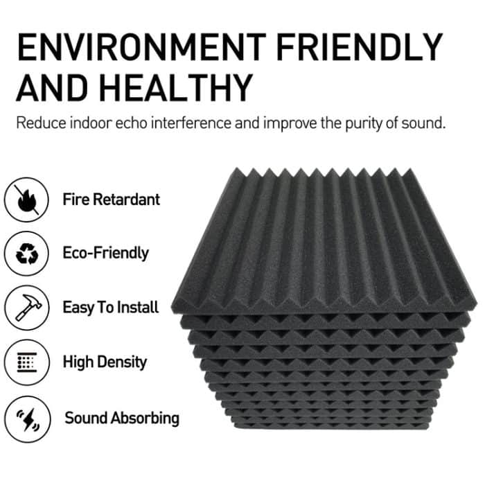 Pilzkopf-Stil, Aufnahmestudio, Trommel, Videoraum, Schalldämmplatte, Schalldämpfer, Baumwolle – Bild 3