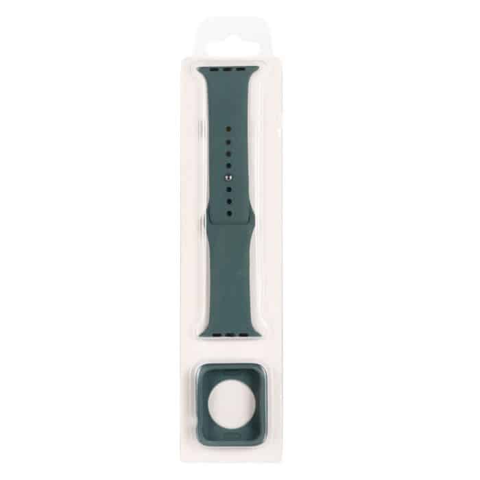 EDA001471701B.jpg Silikon-Ersatzarmband + Uhrenschutzetui-Set, For Apple Watch Series 7 41mm, For Apple Watch Series 7 45mm – Bild 1