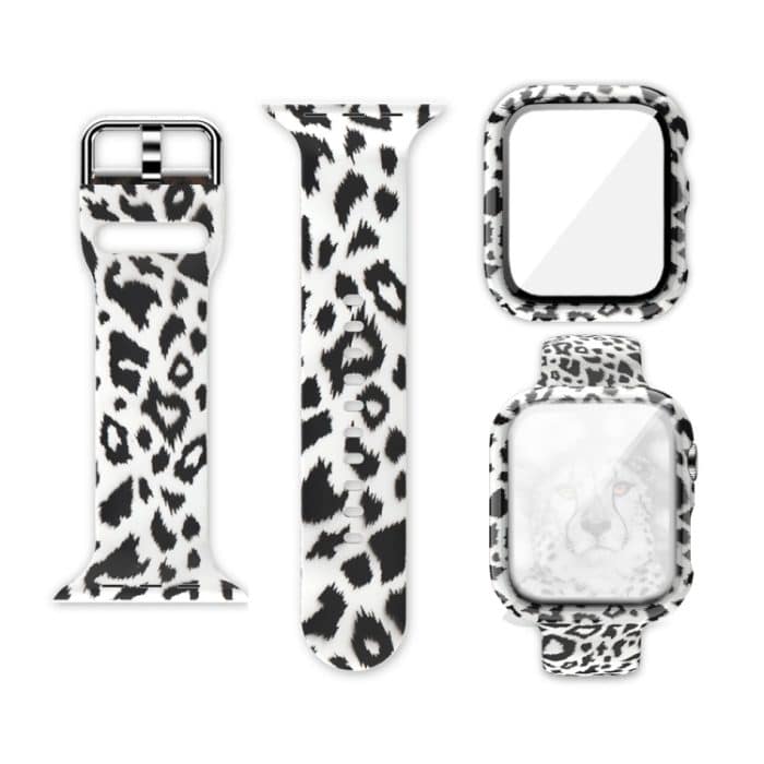 Integriertes Ersatz-Uhrengehäuse mit Silikondruck, For Apple Watch Series 3 & 2 & 1 38mm – Bild 1