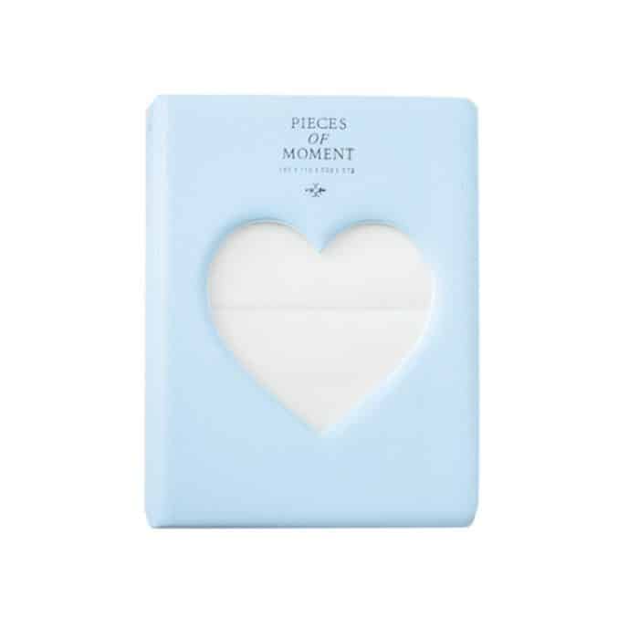 EDA001887201A.jpg Hollow Heart 64 Taschen Fotobuchalbum Namenskartenhalter für Fujifilm Instax Mini 8 /7s /70 /25 /50s /90, Hollow Heart 64 Pockets Sky Blue, Hollow Heart 64 Pockets Light Mint, Hollow Heart 64 Pockets Pink, Hollow Heart 64 Pockets Light Purple – Bild 1