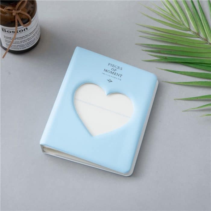 Hollow Heart 64 Taschen Fotobuchalbum Namenskartenhalter für Fujifilm Instax Mini 8 /7s /70 /25 /50s /90, Hollow Heart 64 Pockets Sky Blue, Hollow Heart 64 Pockets Light Mint, Hollow Heart 64 Pockets Pink, Hollow Heart 64 Pockets Light Purple – Bild 2