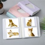 Hollow Heart 64 Taschen Fotobuchalbum Namenskartenhalter für Fujifilm Instax Mini 8 /7s /70 /25 /50s /90, Hollow Heart 64 Pockets Sky Blue, Hollow Heart 64 Pockets Light Mint, Hollow Heart 64 Pockets Pink, Hollow Heart 64 Pockets Light Purple – Bild 4