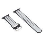 Silikon-Ersatzarmband + Schutzhülle mit Displayschutzfolie für die Apple Watch-Serie, 3 & 2 & 1 42mm, 6 & SE & 5 & 4 44mm – Bild 3