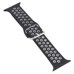 Silikon-Ersatzarmband + Schutzhülle mit Displayschutzfolie für die Apple Watch-Serie, 3 & 2 & 1 42mm, 6 & SE & 5 & 4 44mm – Bild 4