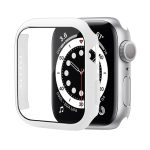 Stoßfeste PC-Schutzhülle mit gehärtetem Glasfilm, For Apple Watch Series 8 / 7 41mm, For Apple Watch Series 8 / 7 45mm