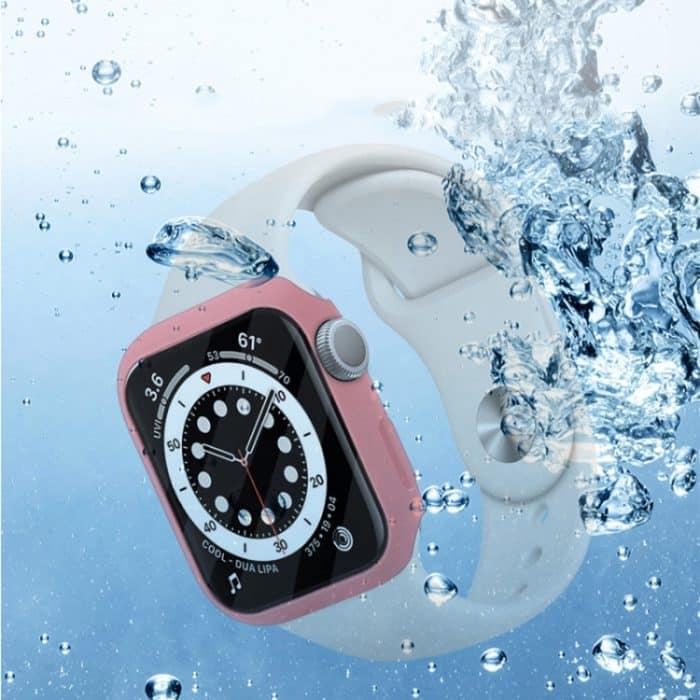 Stoßfeste PC-Schutzhülle mit gehärtetem Glasfilm, For Apple Watch Series 8 / 7 41mm, For Apple Watch Series 8 / 7 45mm – Bild 9