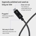 USB-C/Typ-C-Stecker auf USB-C/Typ-C-Stecker, Multifunktions-Übertragungskabel für Thunderbolt 4 – Bild 6