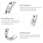 S925 Sterling Silber Hohlschmetterling Frauen Offene Ring – Bild 4