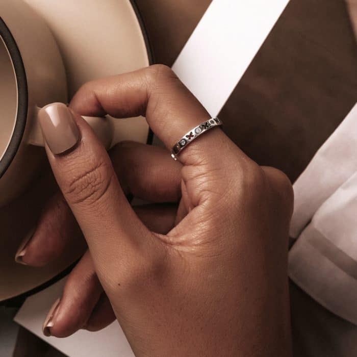 S925 Sterling Silber Hohlschmetterling Frauen Offene Ring – Bild 5