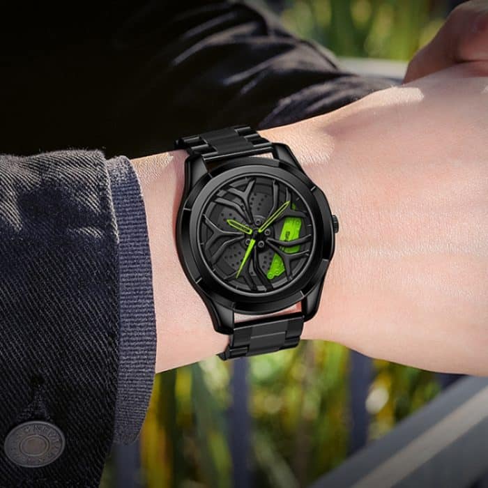 SANDA 1065 3D-Quarzuhr mit ausgehöhltem Rad und nicht drehbarem Zifferblatt für Herren – Bild 9