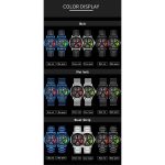 SANDA 1070 3D Oval Hollow Out Wheel Quarzuhr mit nicht drehbarem Zifferblatt für Herren – Bild 2