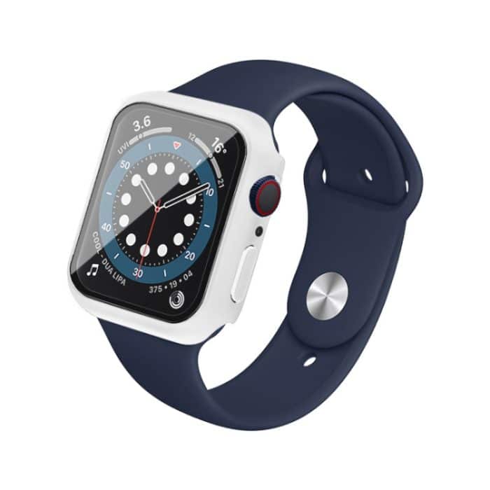 IMAK stoßfeste PC-Schutzhülle mit gehärtetem Glasfilm, For Apple Watch Series 6 & SE & 5 & 4 44mm, For Apple Watch Series 3 & 2 & 1 42mm, For Apple Watch Series 6 & SE & 5 & 4 40mm, For Apple Watch Series 3 & 2 & 1 38mm – Bild 3
