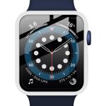 IMAK stoßfeste PC-Schutzhülle mit gehärtetem Glasfilm, For Apple Watch Series 6 & SE & 5 & 4 44mm, For Apple Watch Series 3 & 2 & 1 42mm, For Apple Watch Series 6 & SE & 5 & 4 40mm, For Apple Watch Series 3 & 2 & 1 38mm – Bild 4