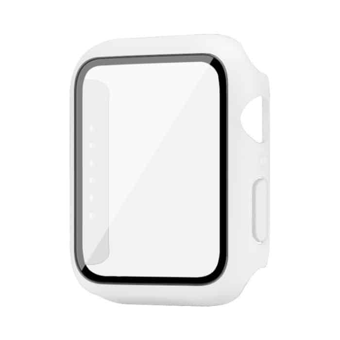 IMAK stoßfeste PC-Schutzhülle mit gehärtetem Glasfilm, For Apple Watch Series 6 & SE & 5 & 4 44mm, For Apple Watch Series 3 & 2 & 1 42mm, For Apple Watch Series 6 & SE & 5 & 4 40mm, For Apple Watch Series 3 & 2 & 1 38mm – Bild 5