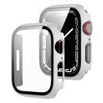 2-in-1-PC-Rahmen + Schutzhülle aus gehärtetem Glas, For Apple Watch Series 8 / 7 41mm, For Apple Watch Series 8 / 7 45mm, For Apple Watch Series 9 / 8 / 7 45mm