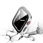 2-in-1-PC-Rahmen + Schutzhülle aus gehärtetem Glas, For Apple Watch Series 8 / 7 41mm, For Apple Watch Series 8 / 7 45mm, For Apple Watch Series 9 / 8 / 7 45mm – Bild 2