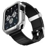 Set aus Silikonarmband und Uhrengehäuse, For Apple Watch Series 7 41mm, For Apple Watch Series 7 45mm
