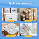 Thermodruck-Etikettenpapieraufkleber für NiiMbot D101 / D11, 10 x 25mm 240 Sheets White, 14 x 25mm 240 Sheets White, 10 x 25mm 240 Sheets Yellow, 14 x 25mm 240 Sheets Yellow, 10 x 25mm 240 Sheets Red, 14 x 25mm 240 Sheets Red – Bild 5