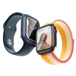 ROCK 2-in-1-PC-Rahmen + Schutzhülle aus gehärtetem Glas, For Apple Watch Series 9 / 8 / 7 41mm, For Apple Watch Series 9 / 8 / 7 45mm – Bild 2