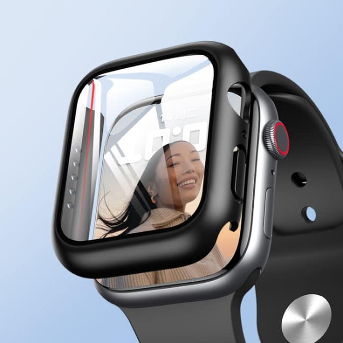 ROCK 2-in-1-PC-Rahmen + Schutzhülle aus gehärtetem Glas, For Apple Watch Series 9 / 8 / 7 41mm, For Apple Watch Series 9 / 8 / 7 45mm – Bild 4