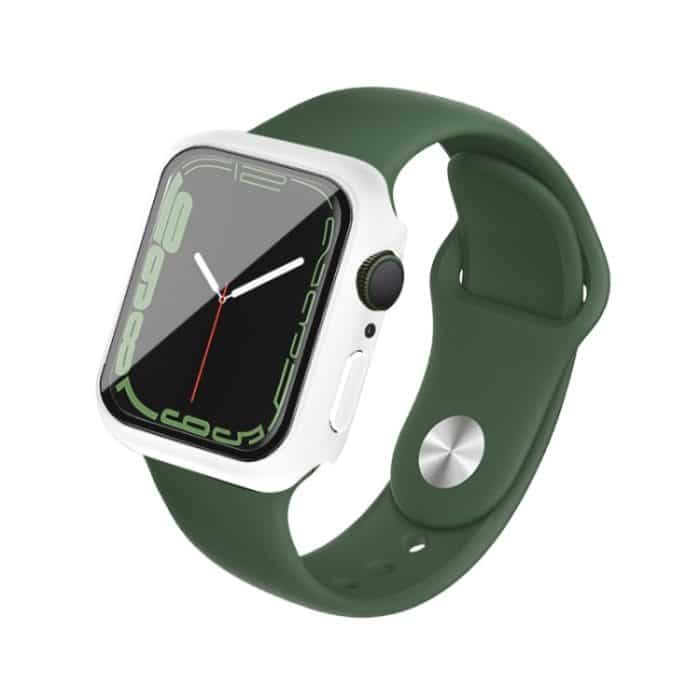 imak PC-Gehäuse mit gehärteter Glasfolie, For Apple Watch Series 8 / 7 41mm, For Apple Watch Series 8 / 7 45mm – Bild 3