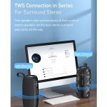 awei Y370 Wasserdichter Bluetooth-Außenlautsprecher mit buntem Licht – Bild 3
