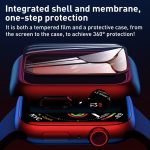 ROCK 2-in-1 PC-Rahmen + Filmschutzhülle für die Apple Watch-Serie, 6 & SE & 5 & 4 44mm, 3 & 2 & 1 42mm, 6 & SE & 5 & 4 40mm, 3 & 2 & 1 38mm – Bild 3