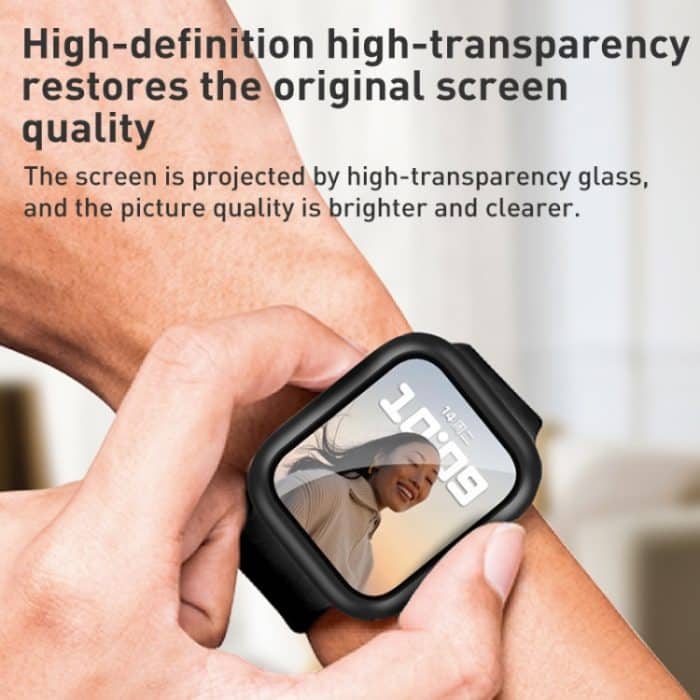 ROCK 2-in-1 PC-Rahmen + Filmschutzhülle für die Apple Watch-Serie, 6 & SE & 5 & 4 44mm, 3 & 2 & 1 42mm, 6 & SE & 5 & 4 40mm, 3 & 2 & 1 38mm – Bild 7