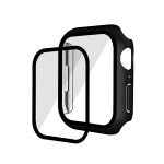 Galvanisierender, mattierter All-Inclusive-PC + Uhrengehäuse aus gehärtetem Glas, For Apple Watch Series 9 / 8 / 7 41mm, For Apple Watch Series 9 / 8 / 7 45mm