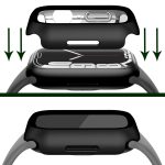 Galvanisierender, mattierter All-Inclusive-PC + Uhrengehäuse aus gehärtetem Glas, For Apple Watch Series 9 / 8 / 7 41mm, For Apple Watch Series 9 / 8 / 7 45mm – Bild 3