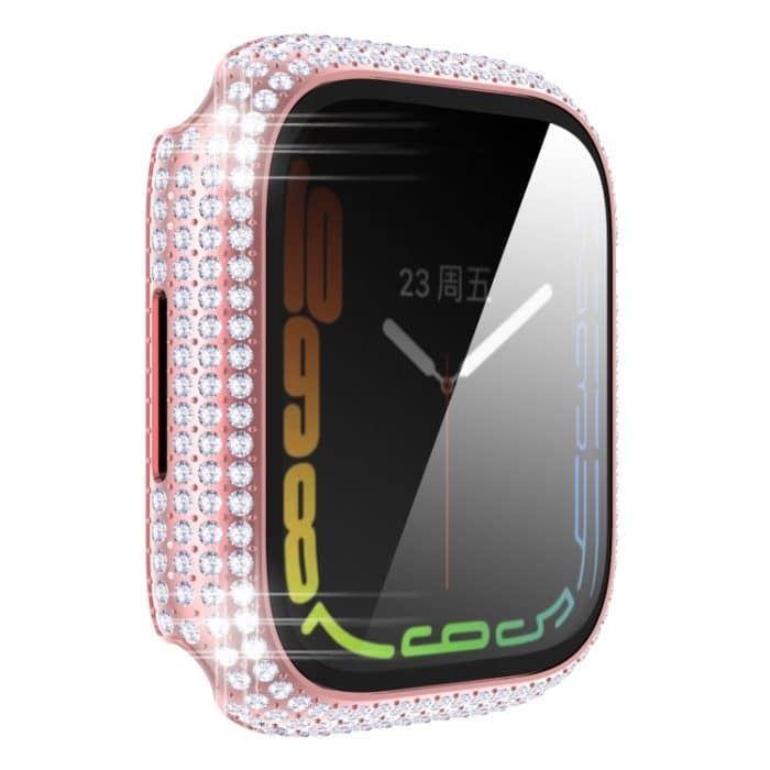 Diamond PC + Uhrengehäuse aus gehärtetem Glas für die Apple Watch-Serie, 7 41mm, 7 45mm – Bild 4